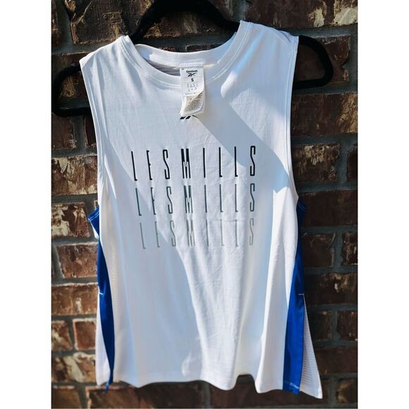 Reebok white sports top size small new without tag no flaws in excellent conditi - Picture 1 of 8